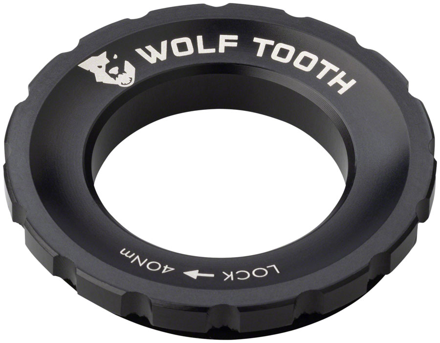 Wolf Tooth CenterLock Rotor Lockring - External Splined, Black 