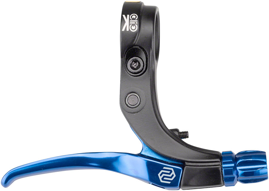 Promax Click V-Point Brake Lever - Short Reach, Blue 