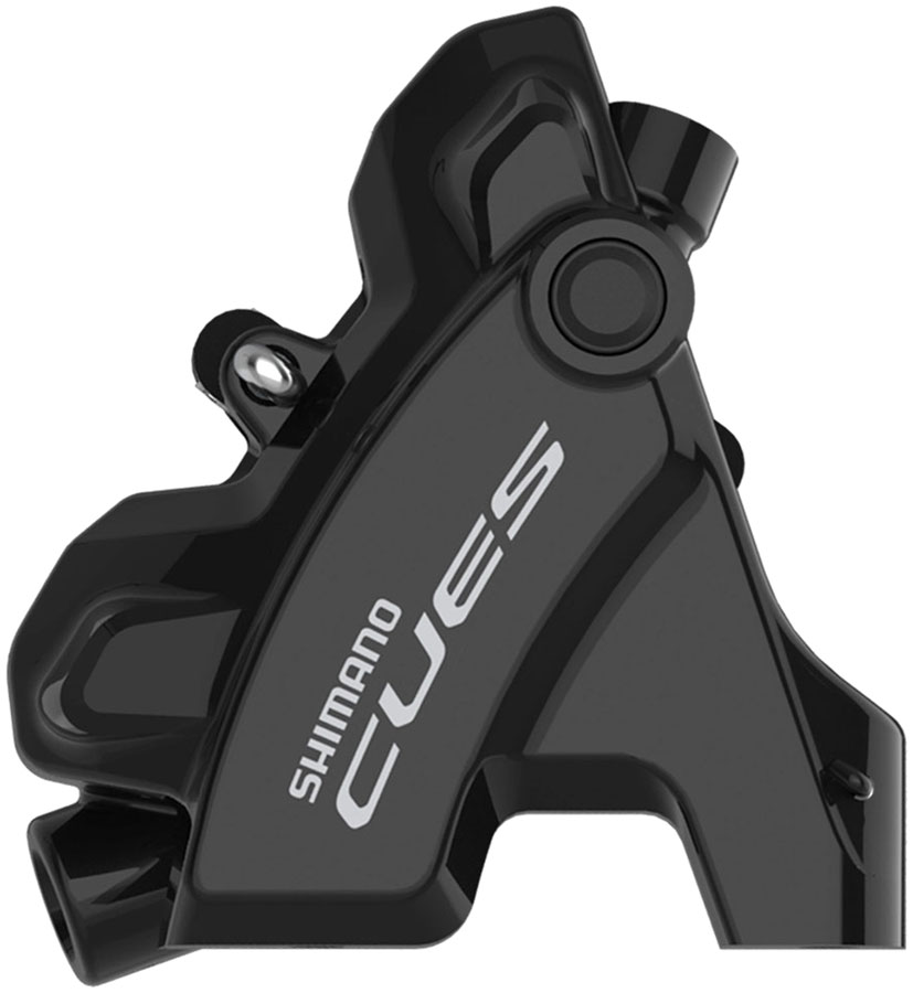 Shimano CUES BR-U6030R Hydraulic Disc Brake Caliper - Rear, Flat Mount, W/Fixing Bolt for 25mm Mount, Resin Pad