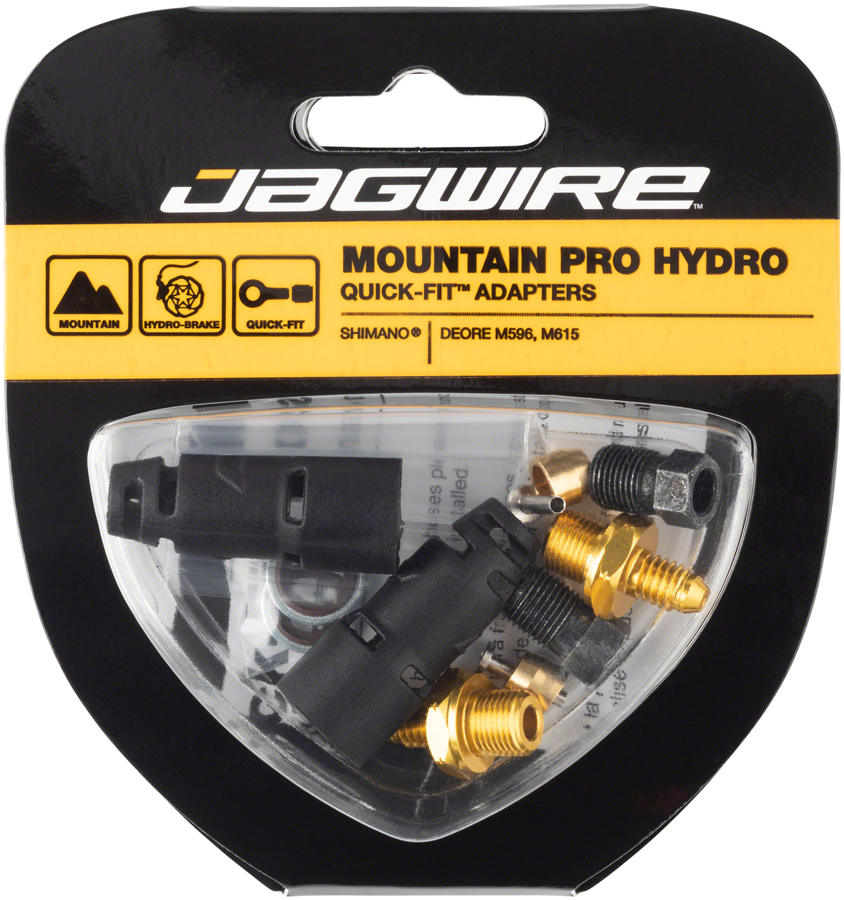 Jagwire Pro Disc Brake Hydraulic Hose Quick-Fit Adaptor for Shimano Deore and Deore LX