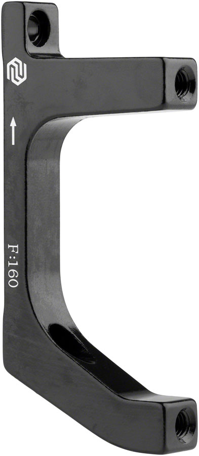 Promax Post Mount Disc Brake Adapter - For Flat Mount Fork, Fits 160mm Front Rotors 