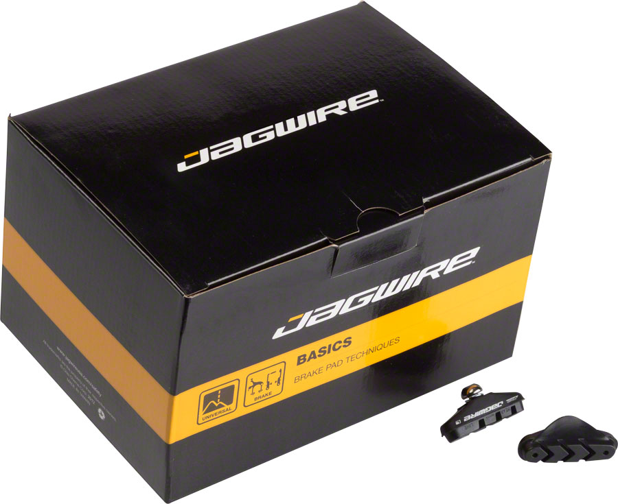 Jagwire Basics Road Molded Brake Pads Threaded Box of 50 Pairs 
