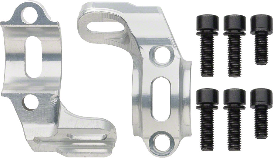 Hope Tech/Tech Evo Shifter Mounts - For SRAM Shifters, Silver, Pair ...