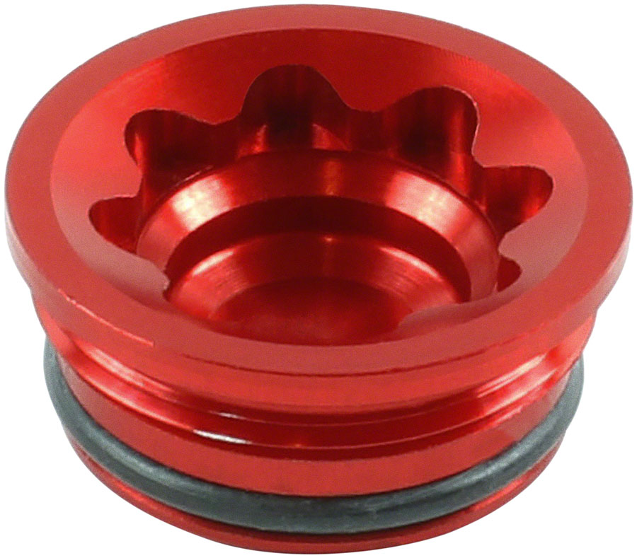 Hope V4 Large Disc Brake Caliper Bore Cap - Red 