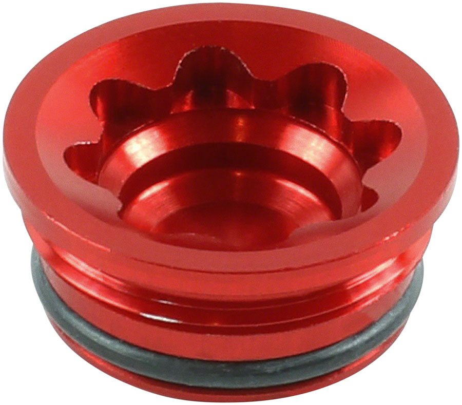 Hope V4 Small/E4 Disc Brake Caliper Bore Cap - Red 