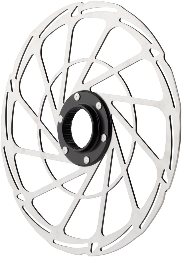 Jagwire Sport SR1 Disc Brake Rotor - 220mm, Center Lock, Silver 