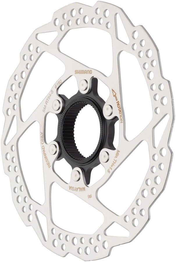 Shimano SM-RT54-SE Disc Brake Rotor - 160mm, Center Lock, For Resin Pads Only, External Spline Lockring