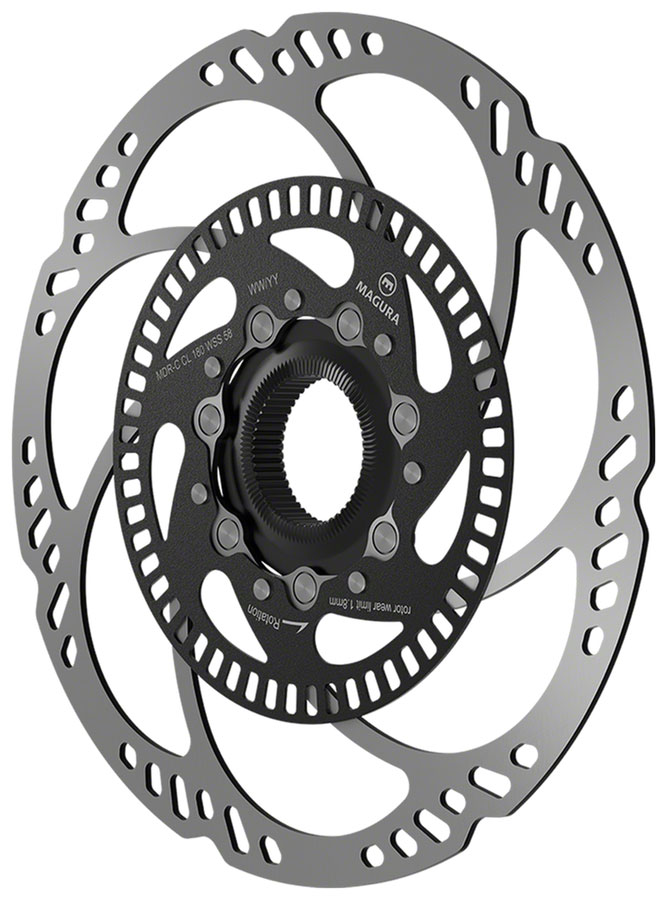 Magura MDR-C Disc Brake Rotor - Centerlock, 203mm, ABS Wheel Speed Sensor, R58 