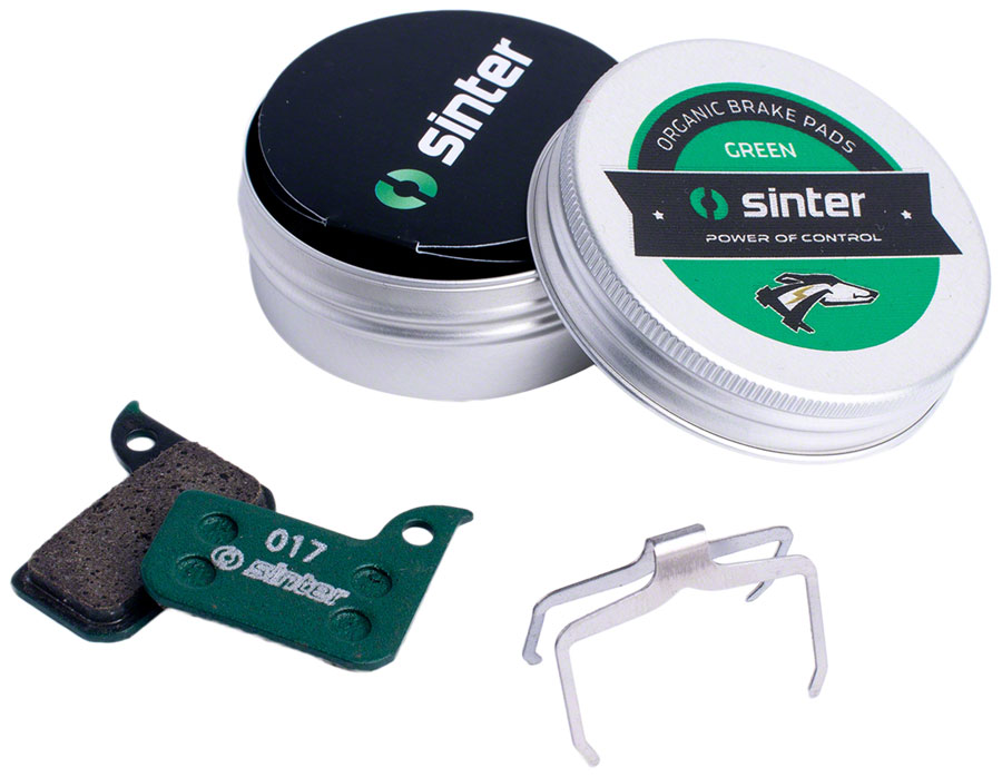 Sinter Green s2032 Compound Organic Disc Brake Pads - SRAM, Sinter Type 017, One Pair 