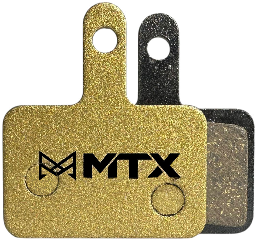 MTX Gold Label HD Disc Brake Pads - Ceramic/Kevlar Compound, Shimano Deore, 2-Piston, Single Set