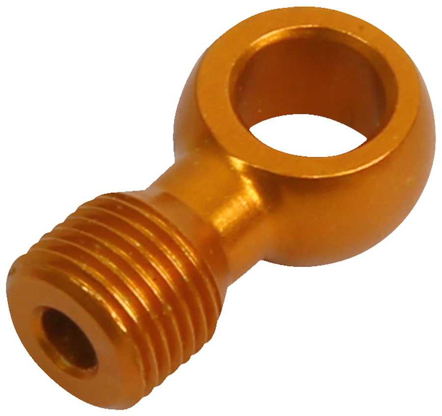 Hope 90 Degree Disc Brake Caliper Connector - Orange 