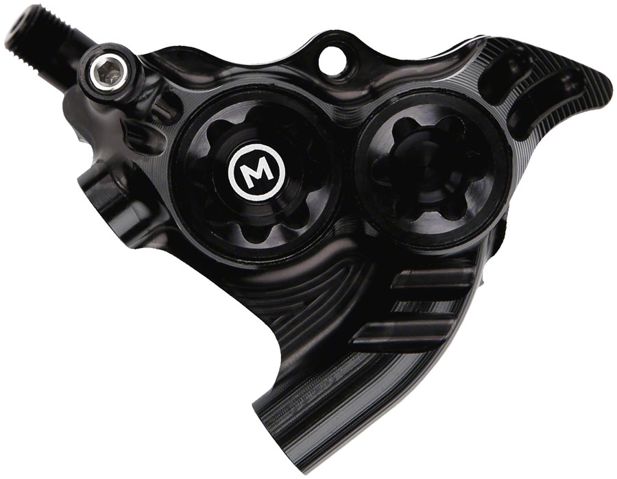 Hope RX4+ Disc Brake Caliper - Rear Flat Mount Direct, +20mm, Mineral Oil Type, Black