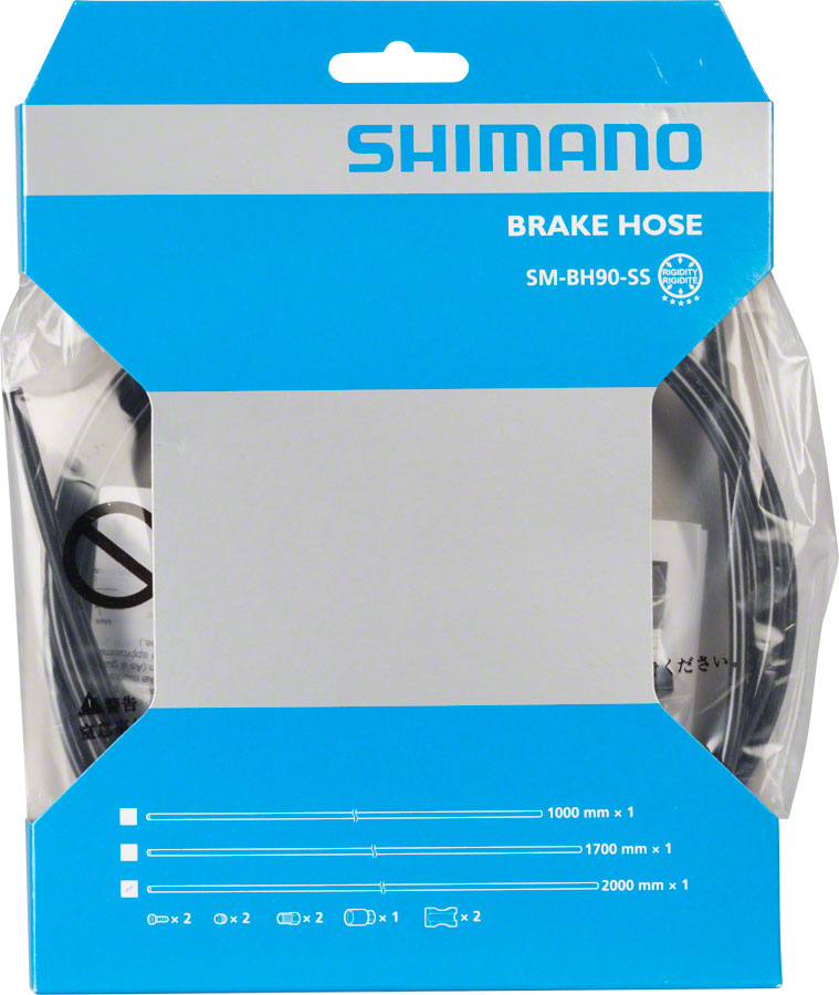 Shimano BH90-SS 2000mm Disc Brake Hose Kit, Black