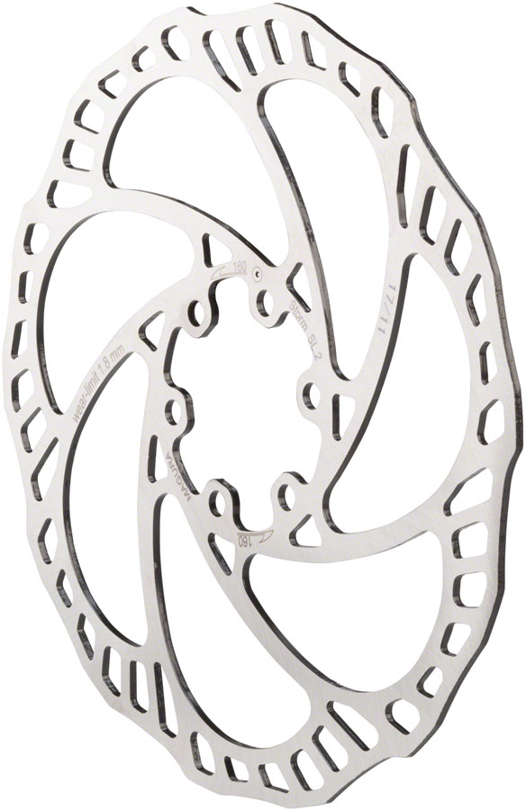 Magura Storm SL.2 Disc Brake Rotor - 160mm, 6-Bolt, Silver 