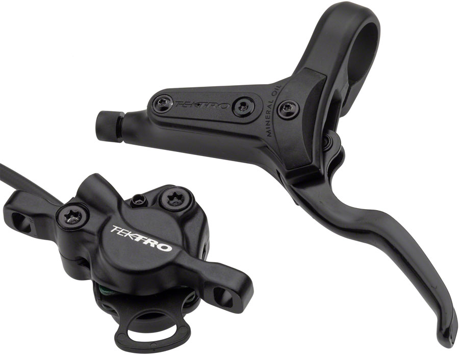 Tektro HD-M285 Disc Brake and Lever - Front Hydraulic Post Mount Black