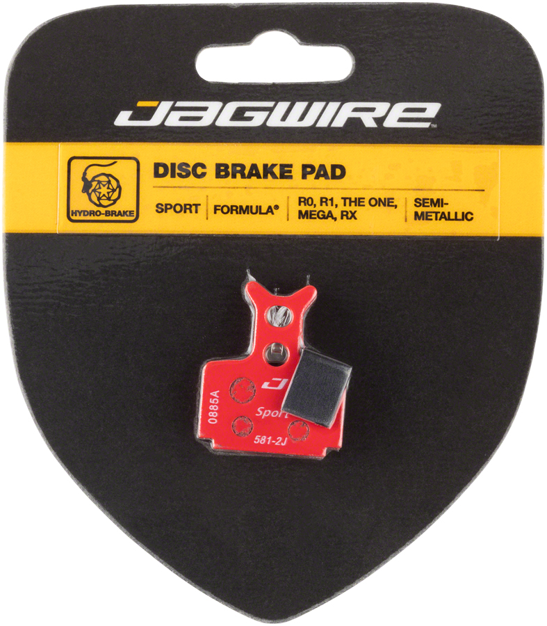 Jagwire Mountain Sport Semi-Metallic Disc Brake Pads for Formula R1R, R1, C1, CR3, RO, ROR, RX, T1, Mega, Cura 