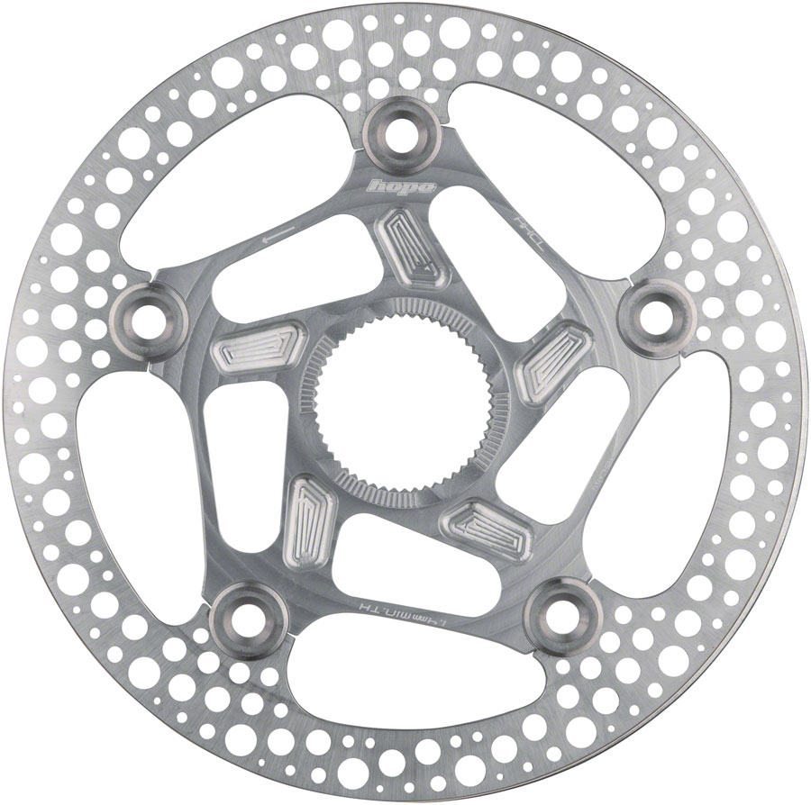 Hope RX Disc Rotor - 140mm, Center-Lock, Silver 