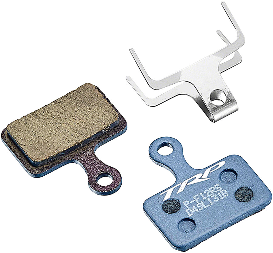 TRP P-F12RS Disc Brake Pads - Resin, For TRP Flat Mount 2-Piston Disc Brakes, Bulk Pack/15 Pair 