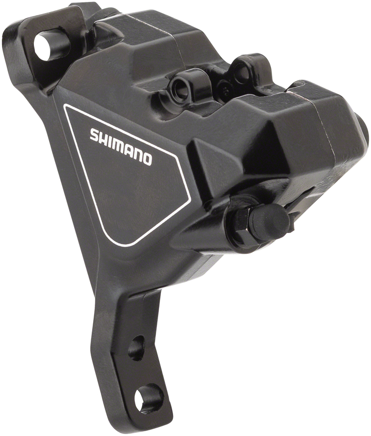 Shimano Altus BR-UR300 Front Flat-Mount Hydraulic Disc Brake Caliper with Resin Pads without Fins, Black 