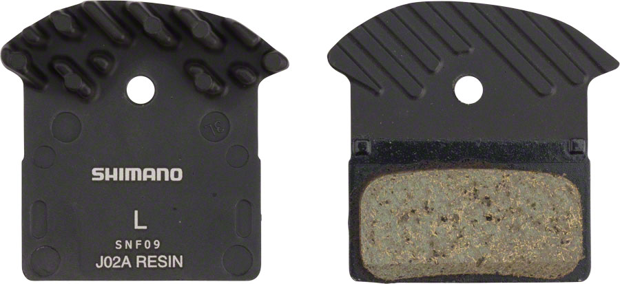 Shimano J02A Resin Disc Brake Pads with Fins - Fits XTR BR- M9020 XTBR-M8000 SLX BR-M675 SLX BR-M7000
