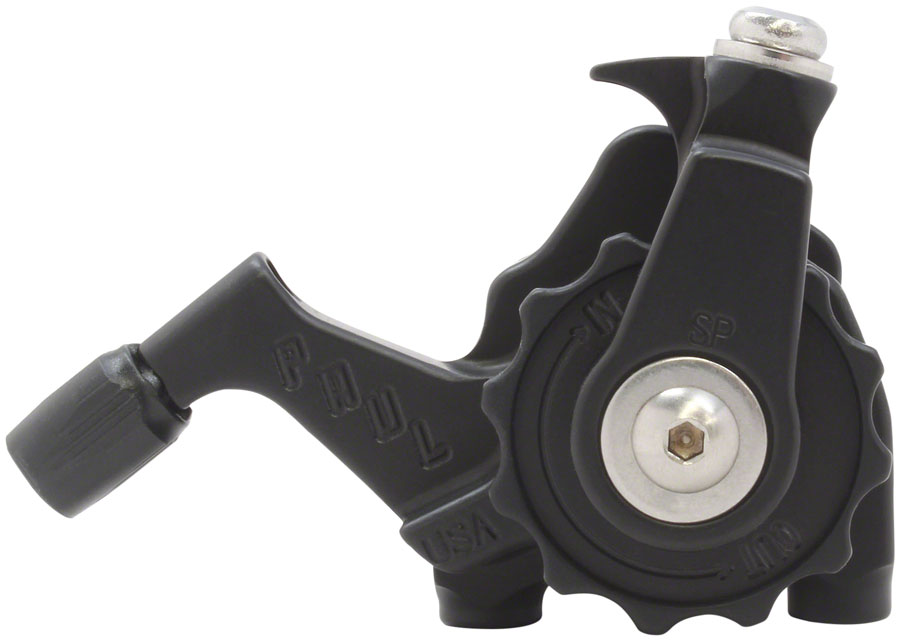 Paul Component Engineering Flat-Mount Klamper Disc Caliper, Road Short Pull, All-Black