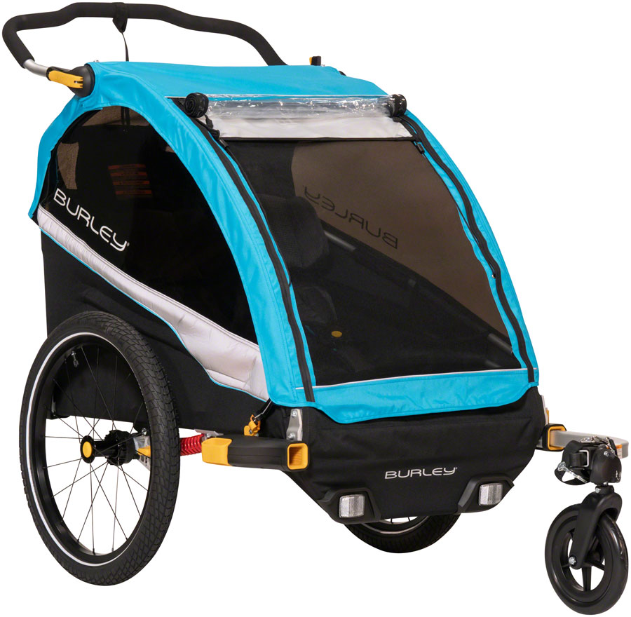 Burley D'Lite X Child Trailer - Double, Aqua 