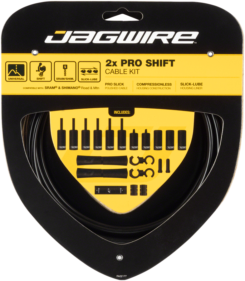 Jagwire Pro Shift Kit Road/Mountain SRAM/Shimano, Black 