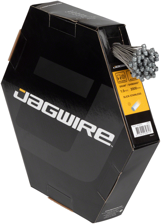 Jagwire Sport Brake Cable 1.5x2000mm Slick Stainless SRAM/Shimano MTB, Box of 100






