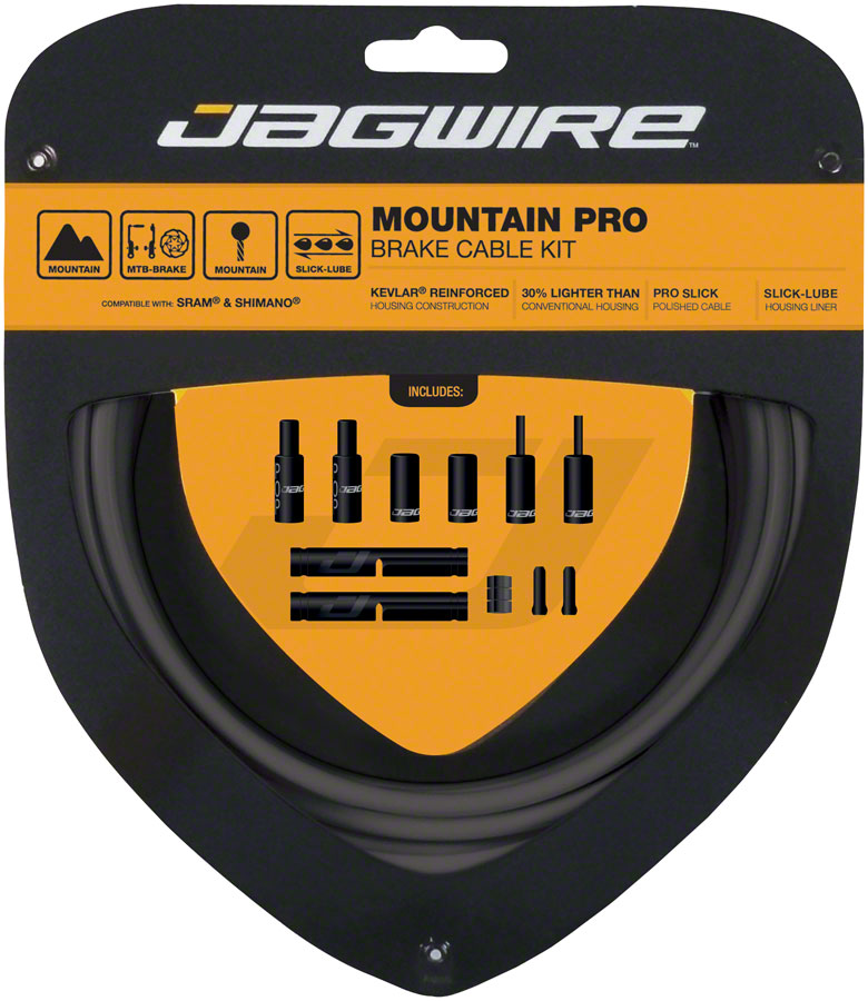 Jagwire Pro Brake Cable Kit Mountain SRAM/Shimano, Ice Gray 