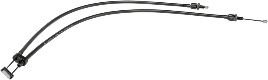 Eclat Dublex Rotor Cable - Upper, 400mm, Large, Black
