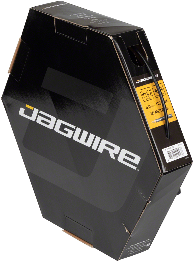 Jagwire 5mm Sport Brake Housing with Slick-Lube Liner 50M File Box, Black 