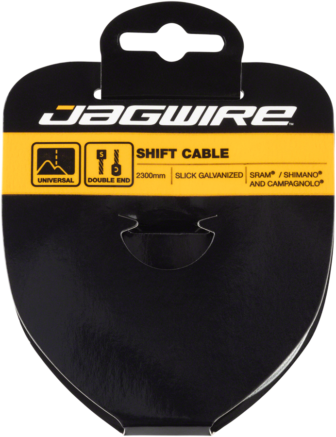 Jagwire Sport Shift Cable - 1.1 x 2300mm, Slick Galvanized Steel, For SRAM/Shimano/Campagnolo 