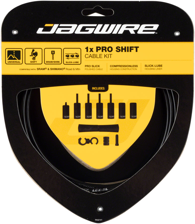 Jagwire 1x Pro Shift Kit Road/Mountain SRAM/Shimano, Black 