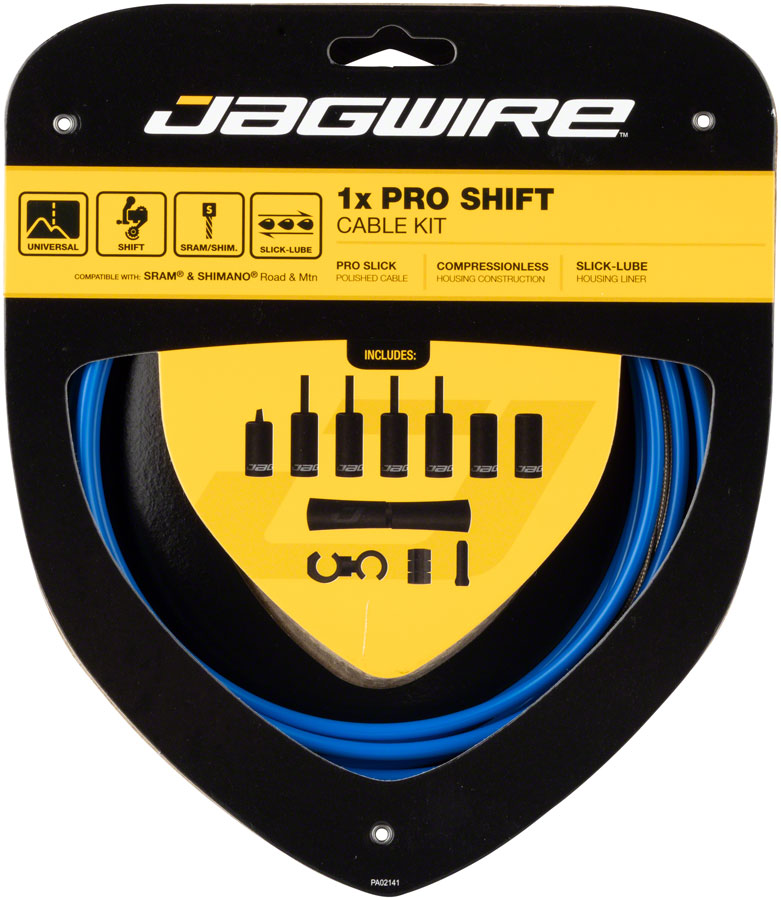 Jagwire 1x Pro Shift Kit Road/Mountain SRAM/Shimano, SID Blue 