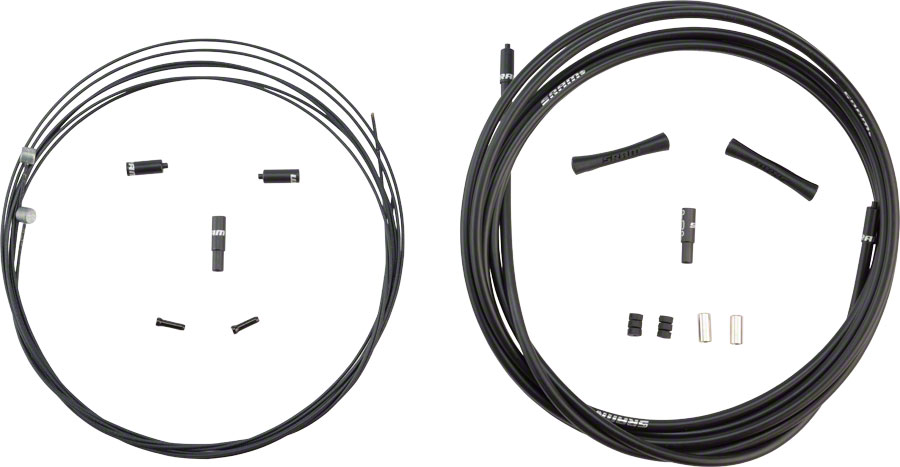 SRAM SlickWire MTB 5mm Brake Cable and Housing Set, Black 