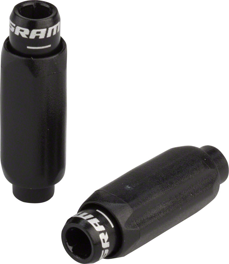 SRAM Compact 4.0mm Alloy Barrel Shift Cable Adjusters, Black, Pair