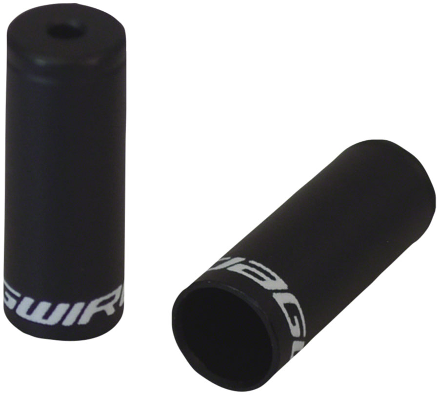 Jagwire 3mm Open Alloy Dropper Seatpost Cable Housing End Caps - Bottle/50, Black 