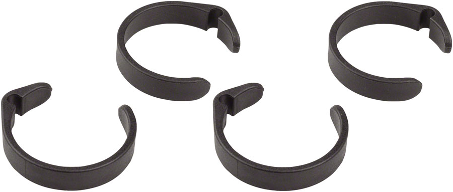 Jagwire Clip Ring for E-Bike Control Wires - 28.0-31.8mm, Black, Pack/4 