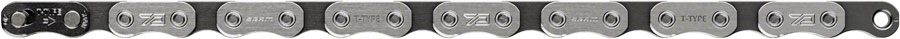 SRAM Eagle 70 T-Type Flattop Chain - 12-Speed, 126 Links, Solid Pin, Includes PowerLock Connector, Silver/Black