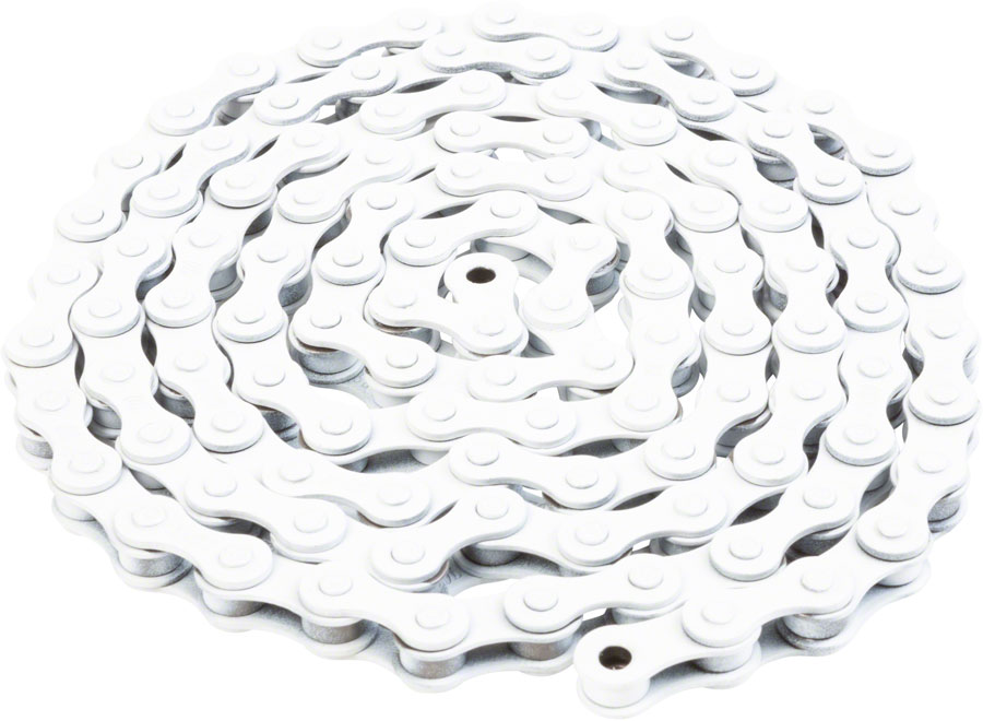 Odyssey Bluebird Chain - Single Speed 1/2" x 1/8", 112 Links, White