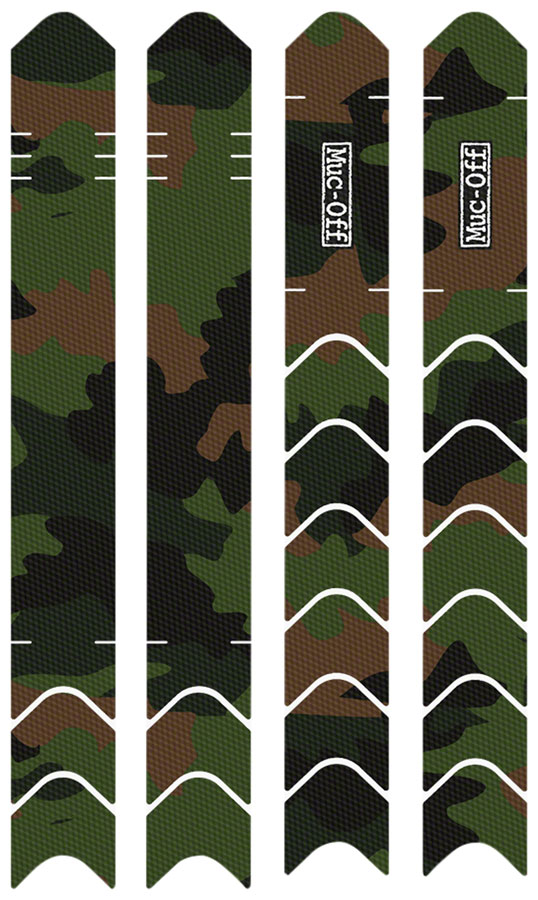 Muc-Off Chainstay/Seatstay Protection Kit - 20-Piece Kit, Camo 