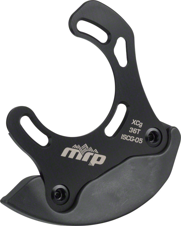 MRP XCg SL 2-Bolt Bash Guard- 36t, ISCG-05, Aluminum Backplate, Black