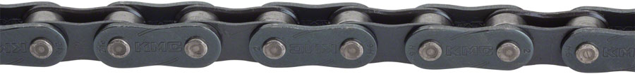 KMC Z1eHX Wide Chain - Single Speed 1/2" x 1/8", 112 Links, Gunmetal/Black 