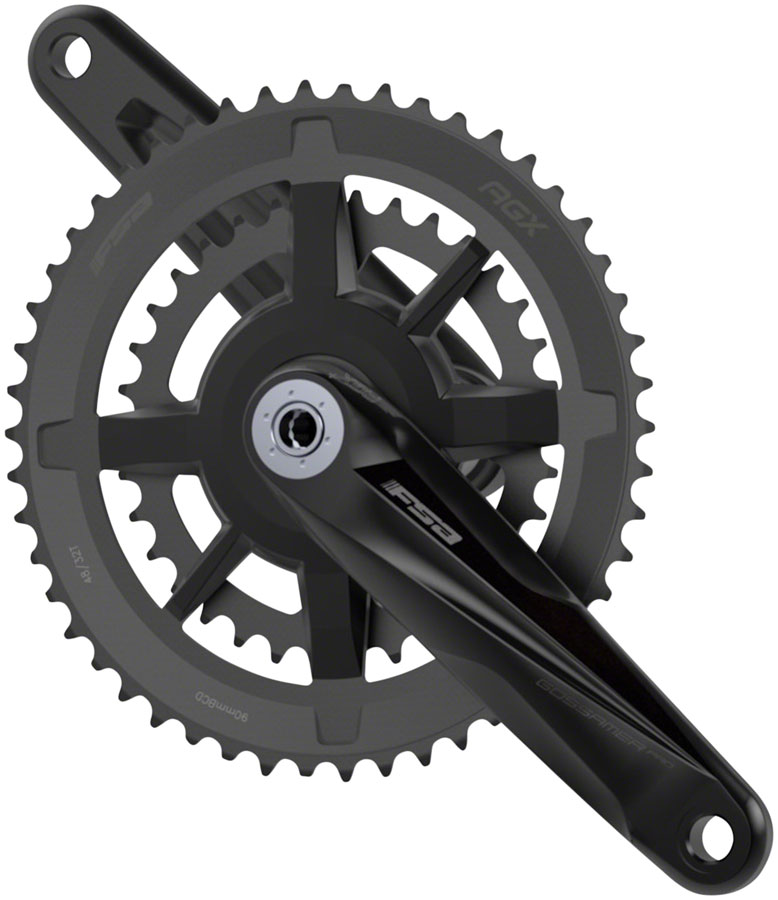 Full Speed Ahead Gossamer Pro Modular AGX+ Crankset - 170mm, 11-Speed, 46/30t, DM/90 BCD, 386 EVO Spindle Interface, Black