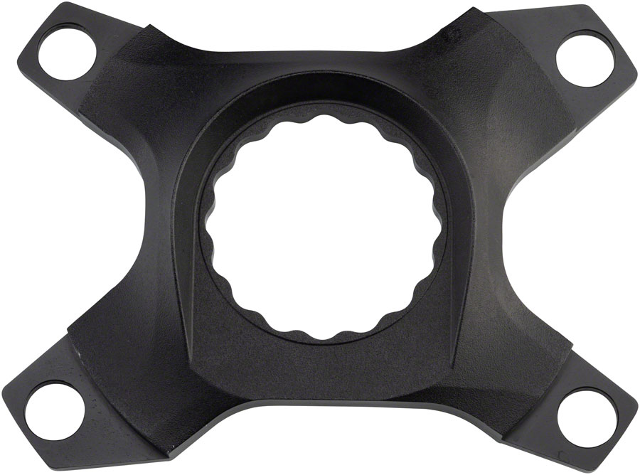 Easton Assymetric CINCH Spider: 4-Bolt, Dual-Chainring, Black