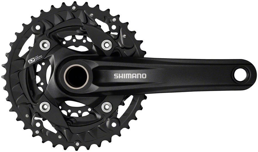 Shimano FC-MT500-3 Crankset - 175mm, 10-Speed, 40/30/22t, 96/64 BCD, Black