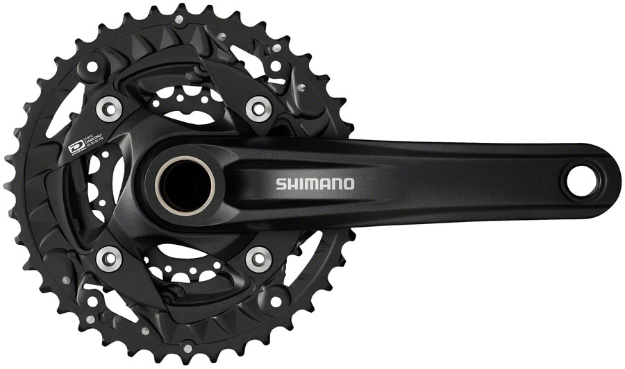 Shimano FC-MT500-3 Crankset - 170mm, 10-Speed, 40/30/22t, 96/64 BCD, Black