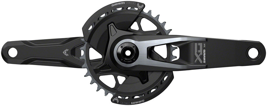 SRAM X0 Eagle T-Type Wide Crankset - 175mm, 12-Speed, 32t Chainring, Direct Mount, 2-Guards, DUB Spindle Interface, Black, V2 