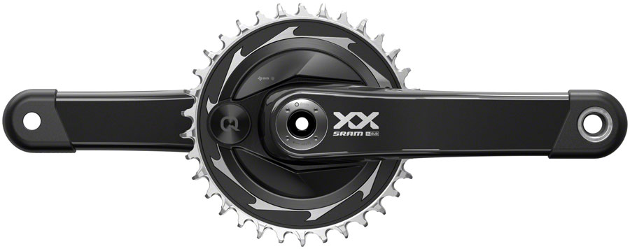 SRAM XX SL Eagle T-Type AXS Power Meter Crankset - 175mm, 12-Speed, 34t Chainring, DM Thread Mount, DUB Spindle Interface, Black