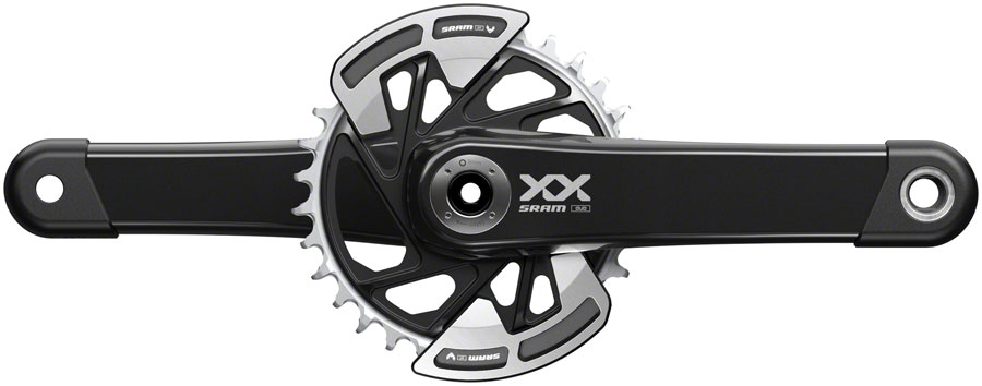 SRAM XX Eagle T-Type Wide Crankset - 175mm, 12-Speed, 32t Chainring, Direct Mount, 2-Guards, DUB Spindle Interface, Black